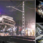 ස්පාඤ්ඤයේ මගී දුම්රියක් පීලි පැනීමෙන් බිහිසුණු අනතුරක්